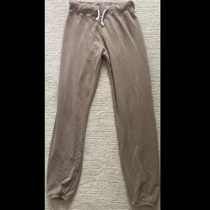 Brown sweatpants
